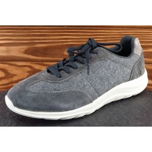 NEW Hush Puppies Women Size 9 W Gray Running Leather and felt